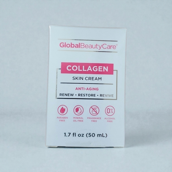 Global Beauty Care Collagen Skin Cream Anti-Aging For All Skin Types 1.7 oz - Picture 5 of 8